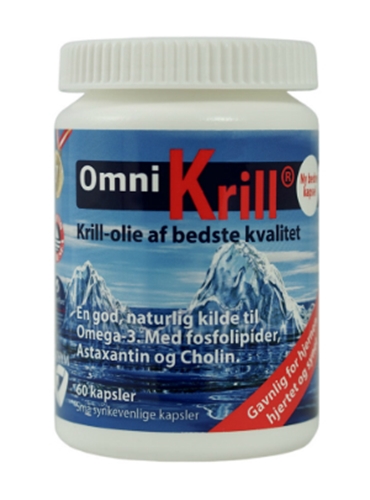 Biosym OmniOmega Krill olje 120kapsler