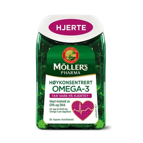 Møllers pharma hjerte kapsler - 80stk