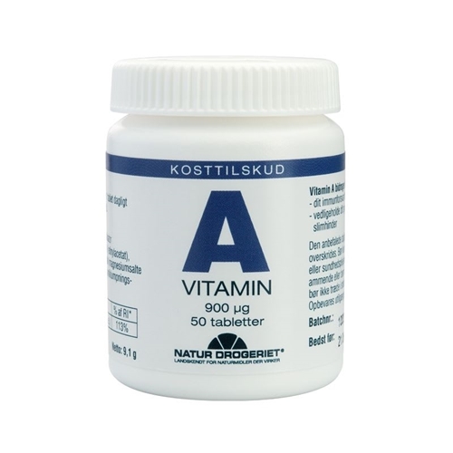 A vitamin 900µg Tabletter
