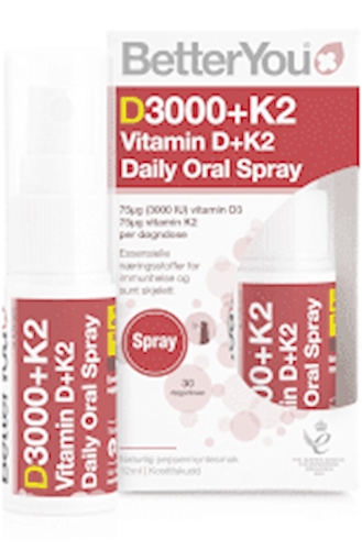 BetterYou Vitamin D + K2 Oral Spray 12 ml