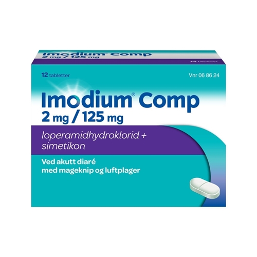 Imodium Comp Tabletter 2/125mg