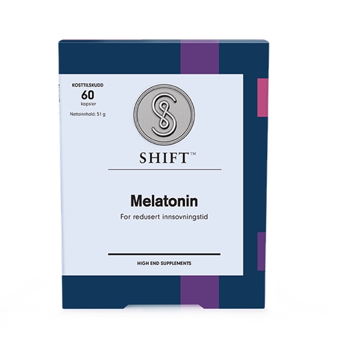 Shift Melatonin 60 kapsler