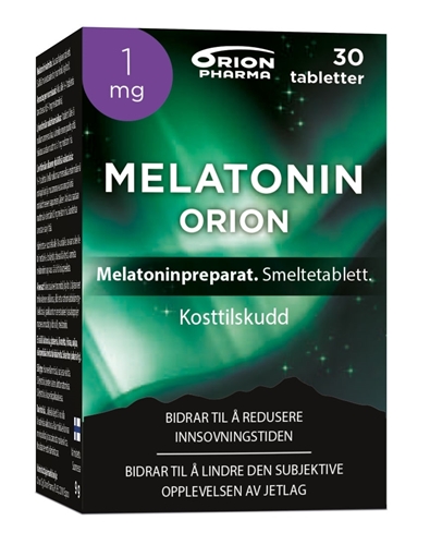 Orion melatonin smeltetab 1mg