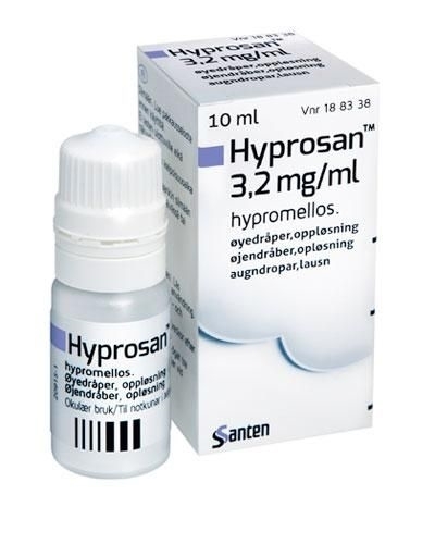 Hyprosan Øyedråper 3,2mg/ml