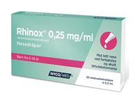 Bilde av Rhinox Nesedråper 0,25mg/ml Endos
