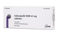 Bilde av Kaliumjodid SERB Tabletter 65mg