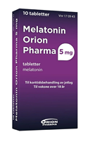 Bilde av Melatonin Orion Tabletter 5mg - 10 tabletter