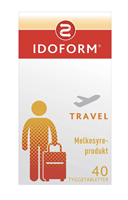 Bilde av Idoform Travel Melkesyrebakterier Tyggtabletter