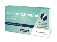 Bilde av Rhinox Nesedråper 0,5mg/ml Endose
