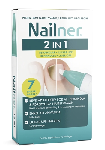 Nailner 2-i-1 Pen Mot Neglesopp