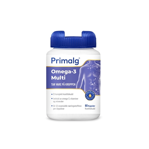 Primalg Omega-3 Multi 80 kapsler