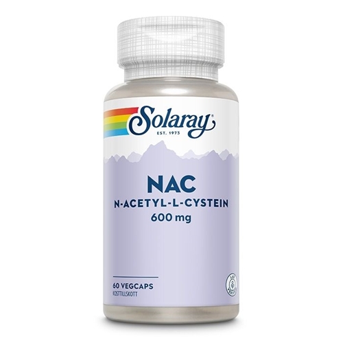 Solaray NAC 600mg 60 kapsler