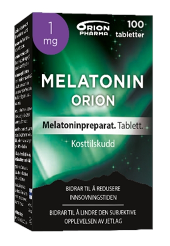 Melatonin orion tabletter 1mg 100stk