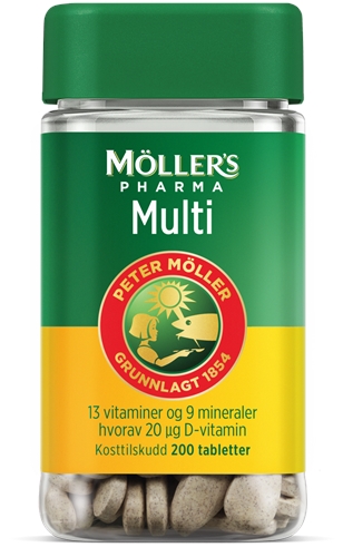 Möllers Pharma Multi tabletter 200stk