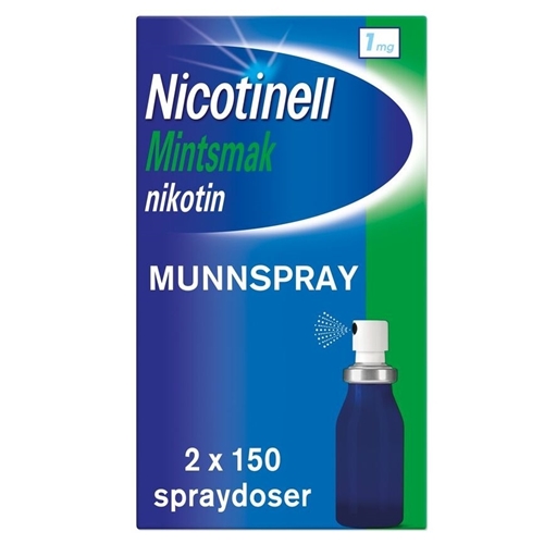 Nicotinell spray mint 1 mg 2x150 spraydoser