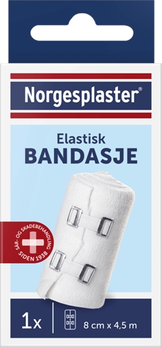 Norgesplaster Elastisk Bandasje 8cmx4,5m