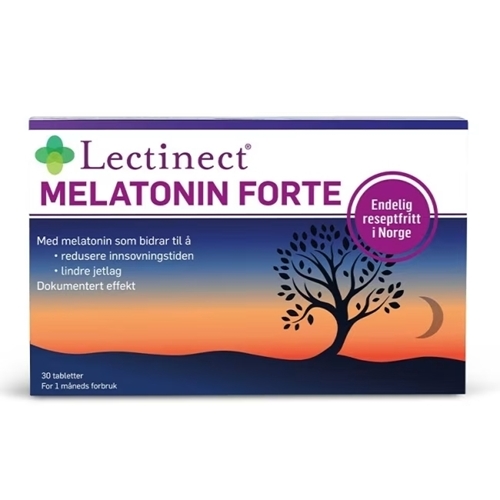Lectinect Melatonin Forte 30 tabletter