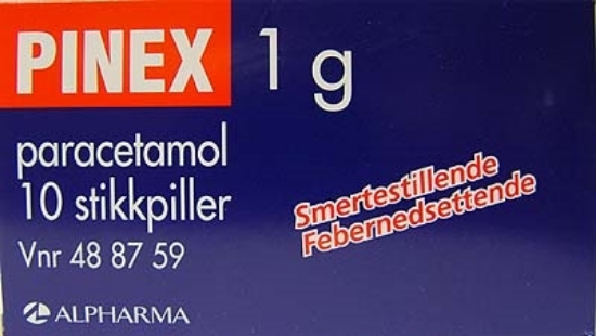 Pinex stikkpille 1g I Apotekhjem I Rask, rimelig og trygg netthandel