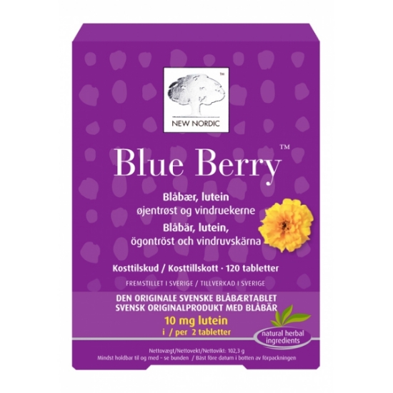 Blue Berry Original 120 tabletter