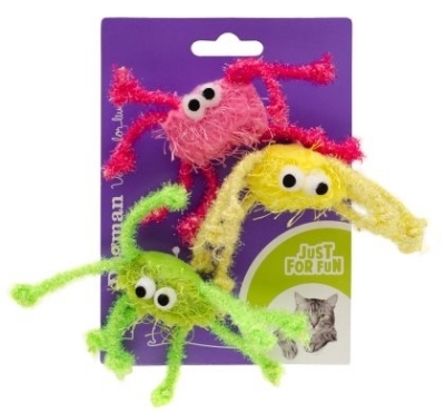 Glittrende edderkopper 3pack