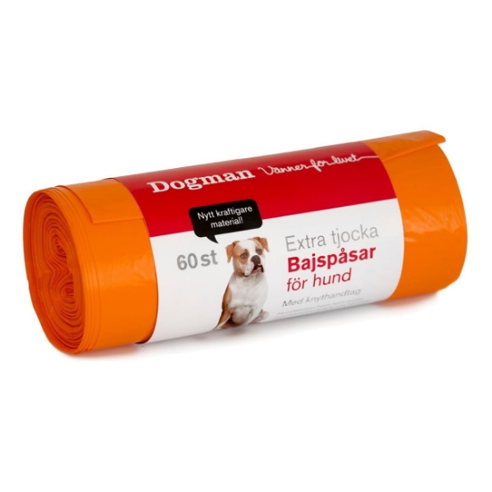 Bæsjepose m knytehåndtak 50-pk