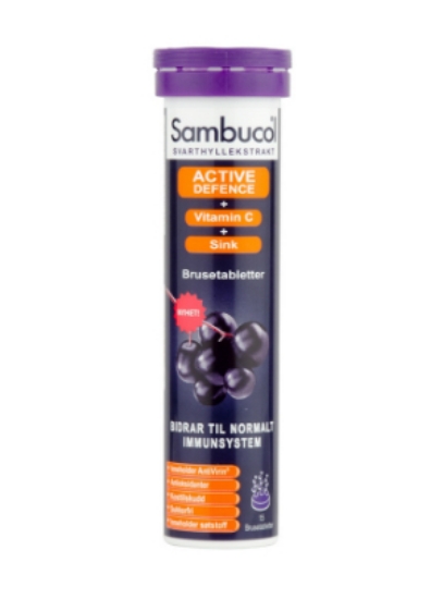 Sambucol active defense 15 Brusetabletter
