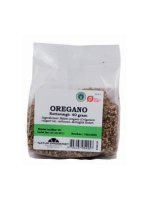 Oregano - Origanum Vulgare, økologisk 40g Tørket urt