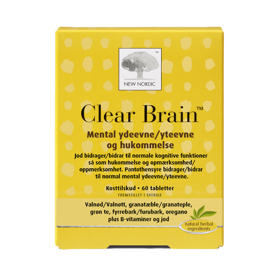 Clear Brain 60 tabletter