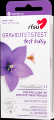 Bilde av Rfsu graviditetstest tidllig