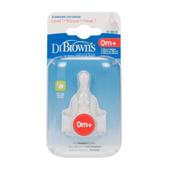 Dr. Brown's Standard Flaskesmokk Str 1 (0 mnd+) 2-pk 