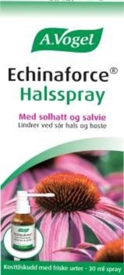 A. Vogel Echinaforce Halsspray 30 ml – Lindrende halsspray med rød solhatt & salvie