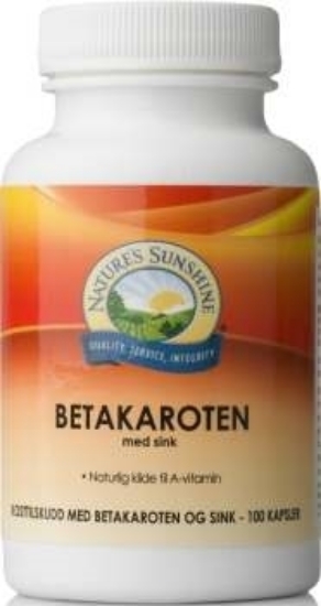 Sunshine betakaroten sink 100 kapsler