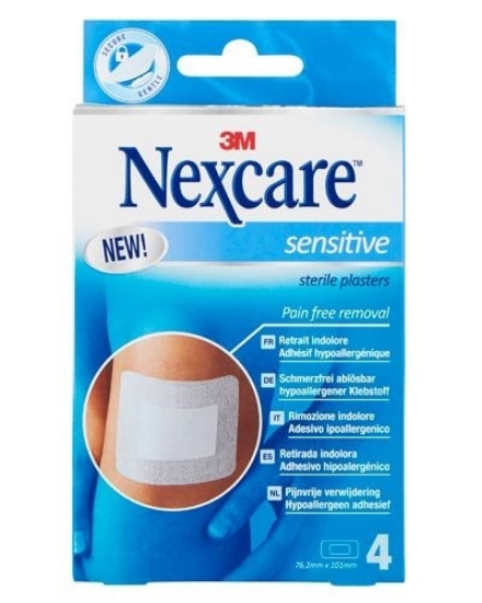 Bilde av Nexcare Sensitive Sterile 8 x 10 cm (4 stk)