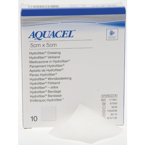 Bilde av Aquacel Hydrofiber Sårfyll Bandasje 5x5cm