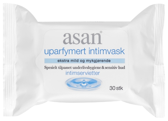 Bilde av Asan Intimserviett Uparfymert