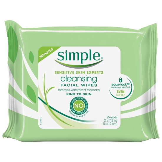 Bilde av Simple Cleansing Facial Wipes