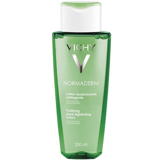 Vichy Normaderm Toner 200 ml – mikro‑eksfolierende ansiktsvann med salisylsyre og glykolsyr