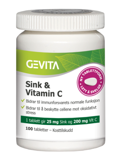 Bilde av Gevita sink m/C-vit tab