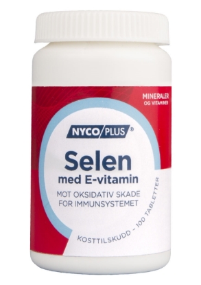 Bilde av Nycoplus selen med E-vitamin tabletter 100 stk