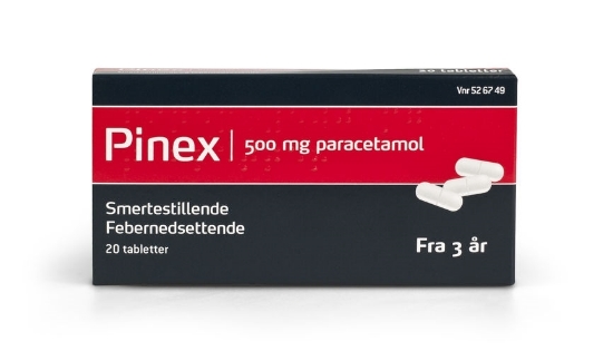 Pinex Tabletter 500mg 20 stk