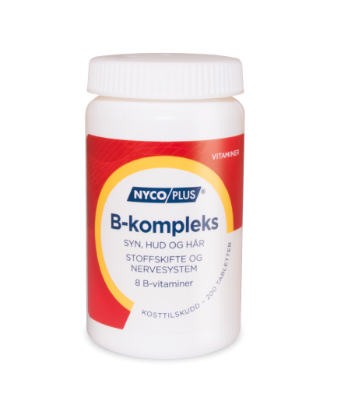Bilde av Nycoplus B-kompleks 200 tabletter