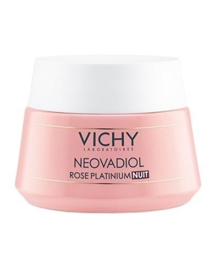 Vichy Neovadiol Rose Platinium Nattkrem 50 ml – styrkende nattkrem for moden hud