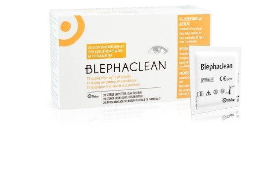 Blephaclean Sterile Våtservietter 20 stk