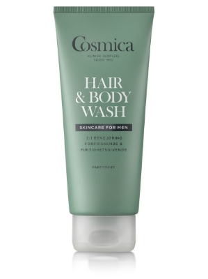 Cosmica Men Hair & Body Wash Mildt Parfymert (200 ml)