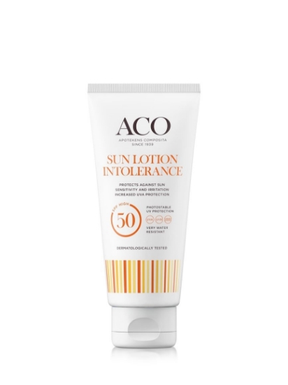 Aco Sun Intolerance Lotion SPF50 Uten Parfyme 100 ml