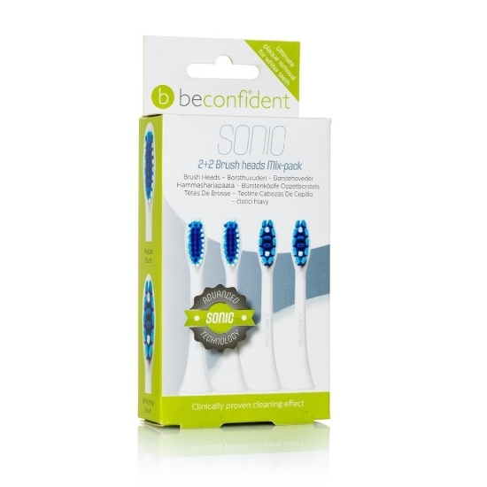 Bilde av Beconfident Whitening Sonic Mix-pack 2+2 head