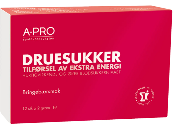 Bilde av Apro druesukker tab 2g bringeb