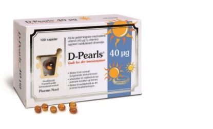 Bilde av D-pearls kaps 40mcg