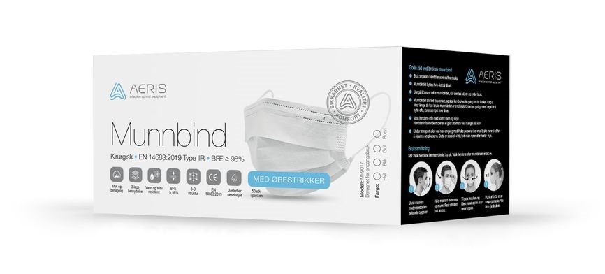 Aeris munnbind type IIR I Apotekhjem I Rask, rimelig og trygg netthandel