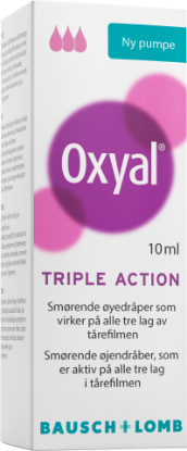 Bilde av Oxyal triple action øyedråper 10ml
